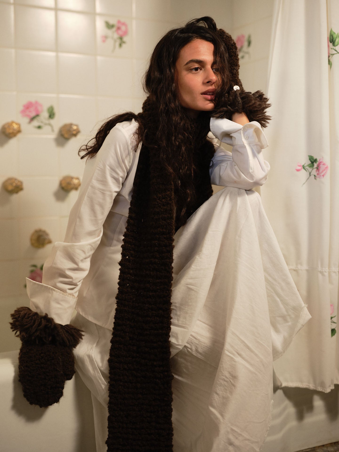 COIHUE Chocolate Scarf